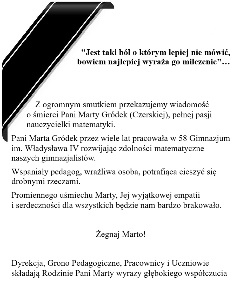 nekrolog Profesor Marty Gródek