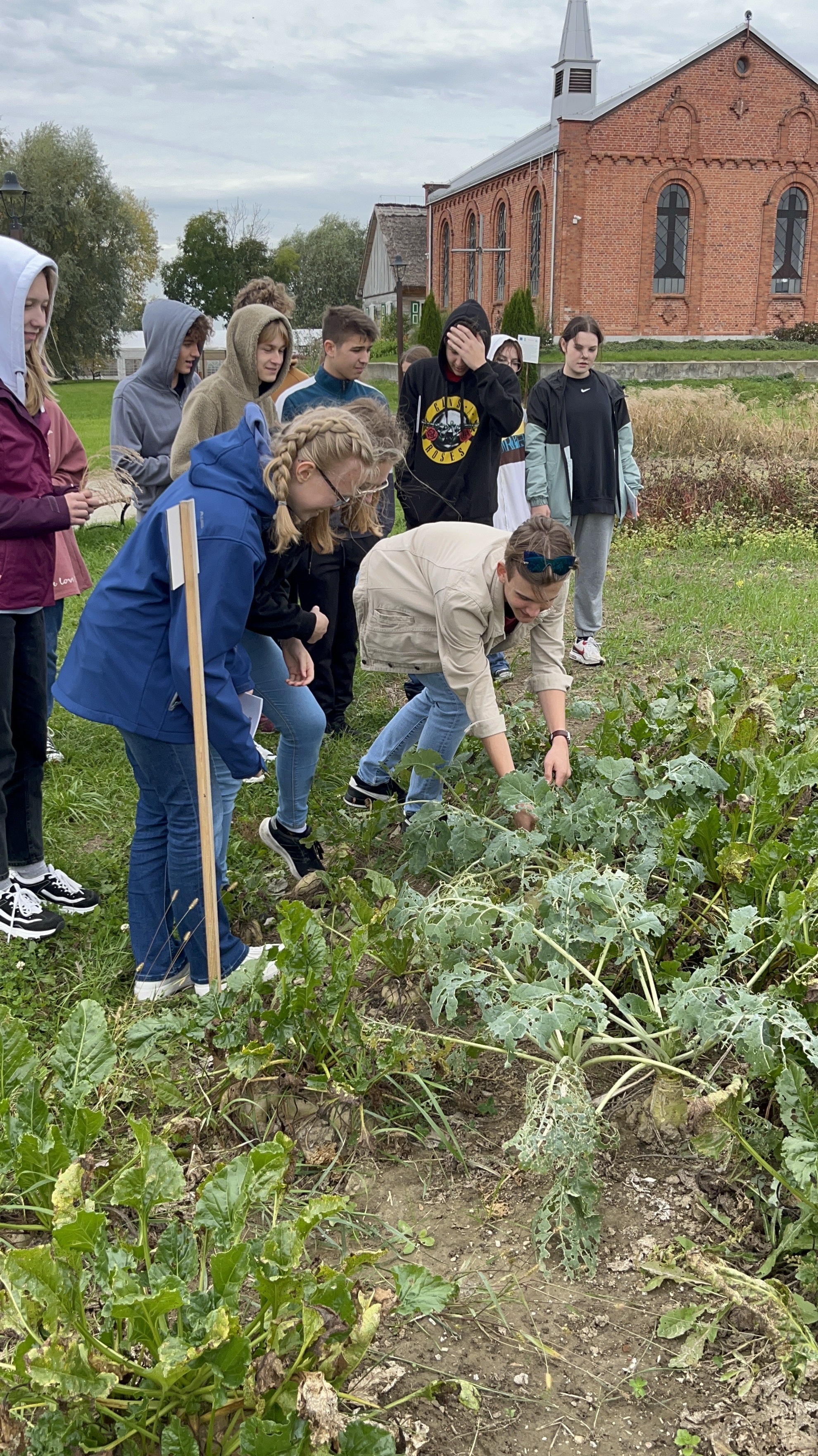 klasa 2B w Muzeum Osadnictwa Nadwiślańskiego w Wiączeminie Polskim, 05.10.2022