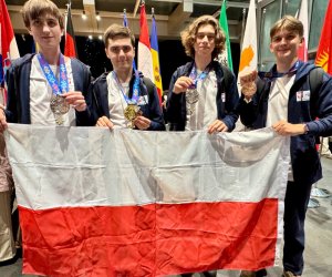 Polska reprezentacja z medalami